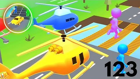 Shape Shifting 🏃🚗🚲🛵🚁 🛶🛥️ 🚂  All Levels New Update GamePlay Walkthrough Android,Ios (Level 123)