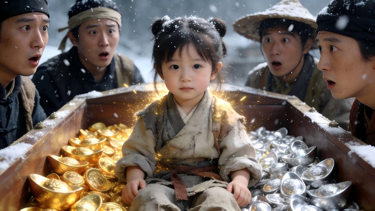 兇婆婆撿回全村唾棄的5歲孤女，誰知小可憐竟是活財神！一哭便生金一笑便生銀，誰護著她誰就好運爆棚，糧食金銀源源不斷，而惡人全都自食惡果！ #異能#短劇#萌寶#萌娃#逆襲#drama#短劇推薦#奇幻