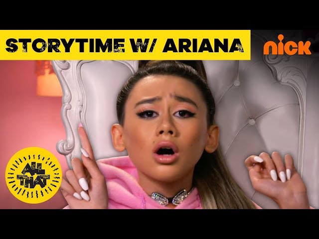 Storytime w/ Ariana Grande on All That – YUH! 📖 | New Episodes Sat. @ 8:30P EST! class=