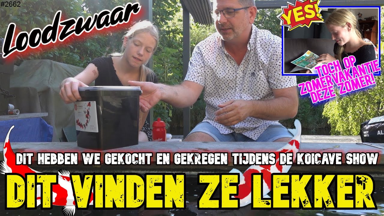 Wat hebben we GEKREGEN en GEKOCHT tijdens de KOICAVE SHOW NOORD. YES, Toch nog op VAKANTIE?  #2662