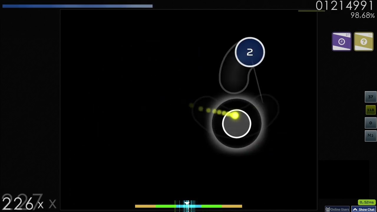 Headache | SHIKI - Pure Ruby (Game Ver.) [Extra] +HDDT (mizto, 9,16*) 97,38% FC | 811pp