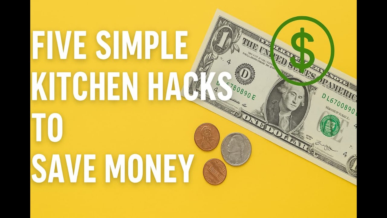Five Simple kitchen Hacks to save Money (Eco wise Living Tips)