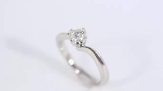 ヨンドシー/4℃ 4本爪・ダイヤモンドリング/指輪■187911