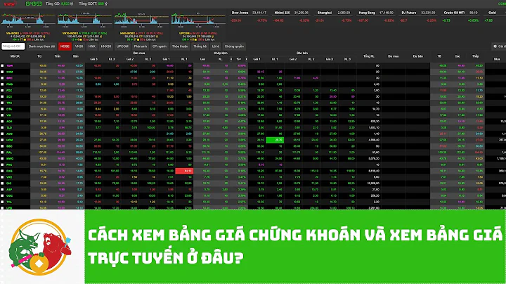 Cách xem bảng giá chứng khoán? và xem bảng giá trực tuyến ở đâu?