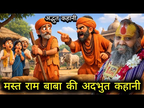 मस्त राम बाबा की अदभुत कहानी  Shri Rajendra Das Ji Maharaj ke Bhagwat Katha 