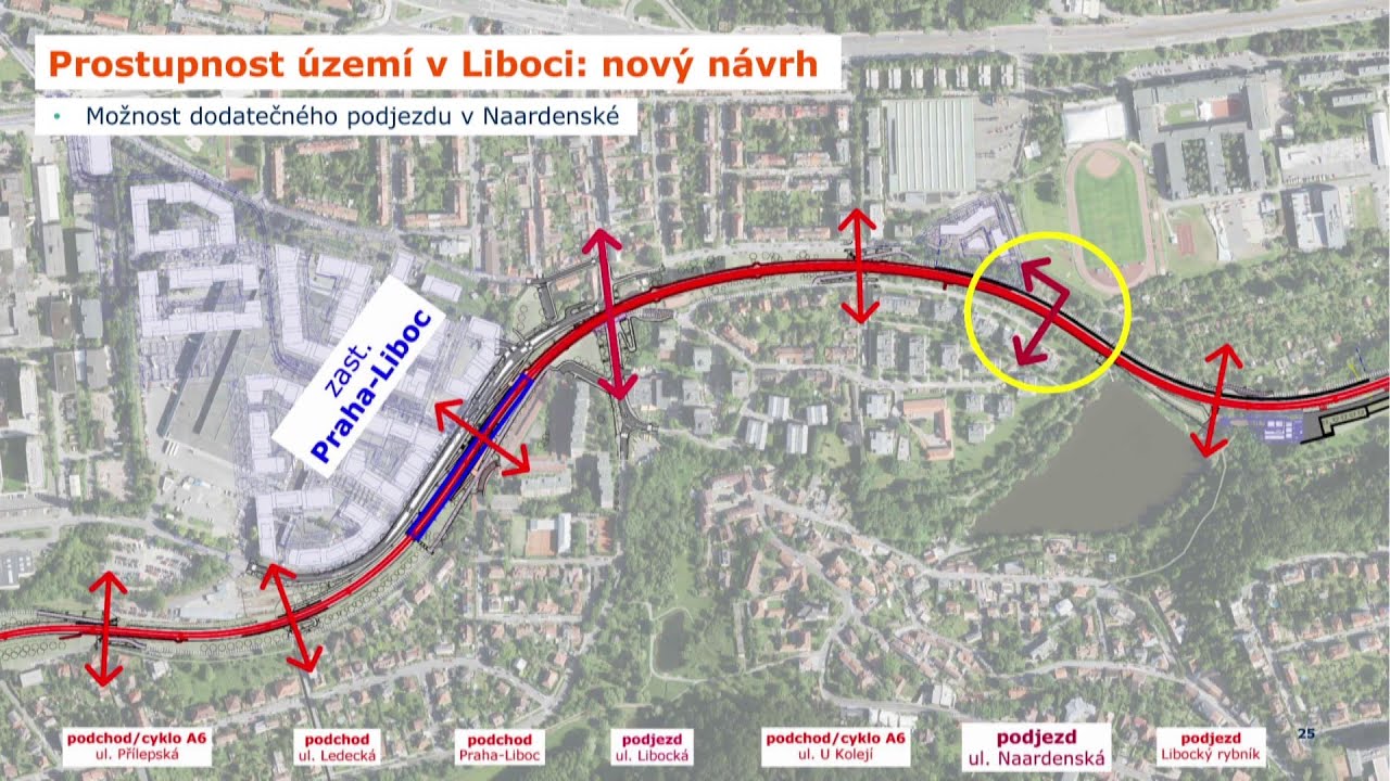 Modernizace železnice v Dejvicích: Obyvatelé Liboce požadují zahloubení trati