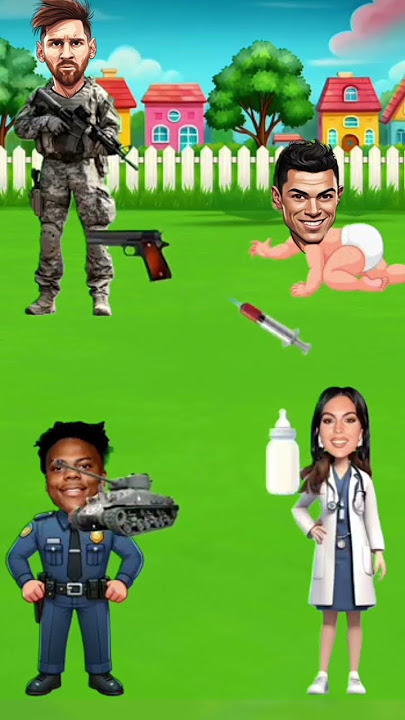 That's Indonesian for come on let's choose the right item for them #funny #ronaldo#messi #shorts