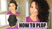 HOW TO PLOP CURLY HAIR | The Glam Belle - YouTube