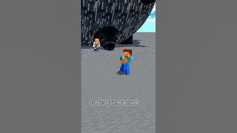 Steve And Mikey & JJ Running Away From Big Ball With His Girlfriends! #minecraft #shorts
