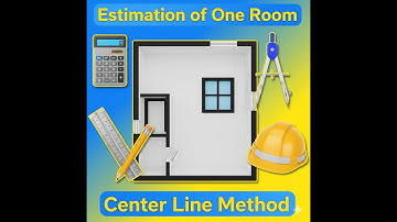 Estimation of One Room Building | Center Line Method | Step by Step Tutorial | Part-1