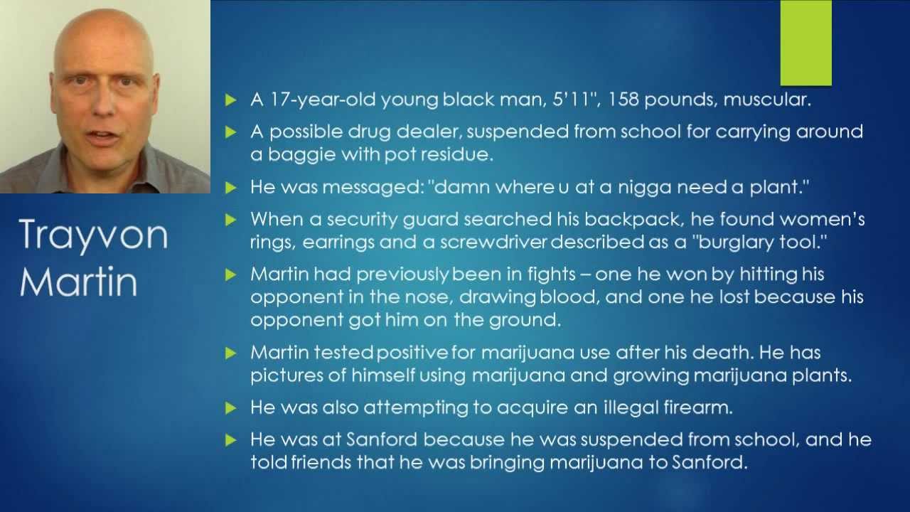 Some Facts about Zimmerman and Trayvon Martin YouTube