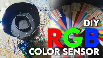 RGB colour sensor | RGB color sensor project | Arduino color sensor