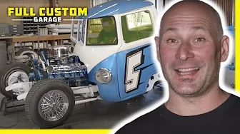 Wild Cartoon Car Becomes Reality VW Bus Hot Rod | Full Custom Garage