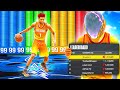 Unlocking 99 everything build in new power surge event on nba2k23 placing top 10 w randoms