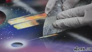 Lukisan Indah Hanya Pakai Pilox Masden