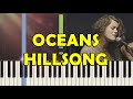 OCEANS-HILLSONG UNITED - PIANO TUTORIAL