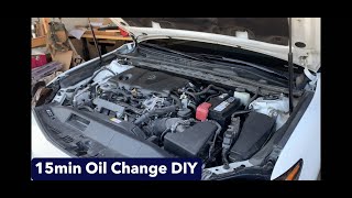 2020 Toyota Camry 4-Cylinder Oil Change | Beginner DIY (Step by Step)