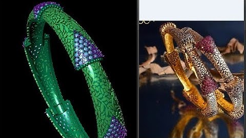 #3d #gold #banglesdesign #katak #jewellery #matrix #gemvision #designer
