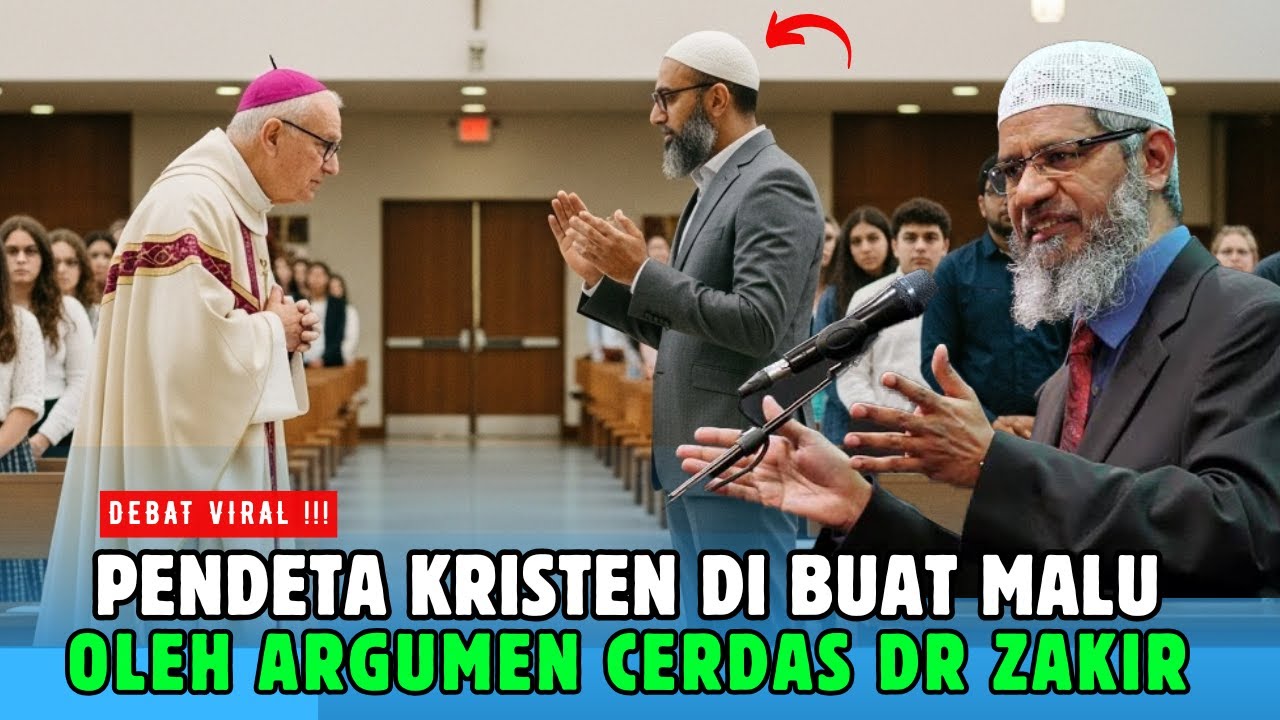 GEMPAR‼️ DI BUAT MALU DR ZAKIR: PENDETA INI BERSYAHADAT DIDEPAN RATUSAN JEMAAT GEREJA