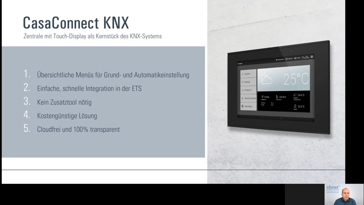 Einen hohen KNX-Automatisierungsgrad einfach und kostengünstig umsetzen | Elsner CasaConnect KNX