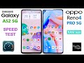 Samsung Galaxy A52 5G vs OPPO Reno4 Pro 5G - Speed Test + RAM management