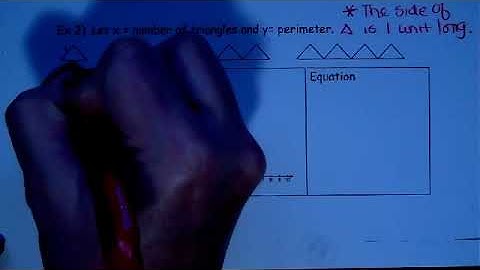 Video Notes: Geometric Patterns and Direct Variations