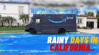 Amazon Step Van Driver.. Rainy Days!