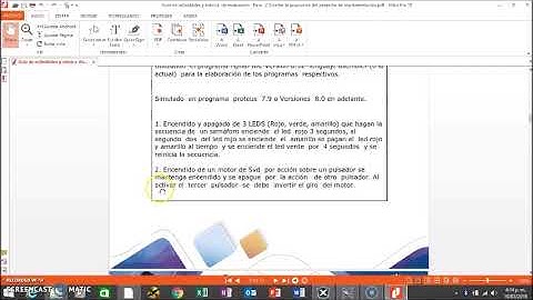 Ejercicios (semaforo y motor) Mplab y Proteus