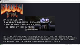 Full 47: 7 years of bad luck -  breaking mirrors - Ultimate Doom Builder with the Lazygamer Update