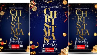 Christmas Flyer Design Photoshop 2020 | Flyer Design Photoshop CC screenshot 1