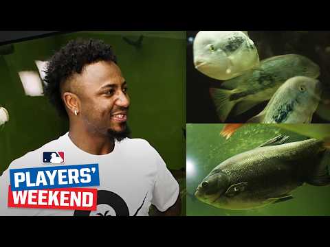 Ozzie Albies is a fish expert! 🐟 | Players' Weekend