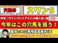 【穴党のスワンステークス2024】昨年は穴馬本命◎ウイングレイテスト1着！今年はこの馬を狙う！穴党がスワンSで狙いたい馬を紹介！