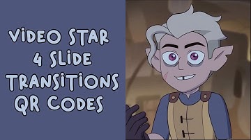 VIDEO STAR - QR CODES - 4 Slide Transitions (Left, Right, Up, Down)