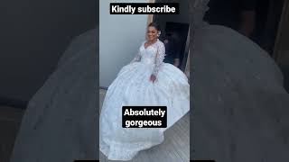 Mercy Aigbe looks stunning in wedding dress😍🤩🤩 #shorts #shortvideo #youtubeshorts #viral