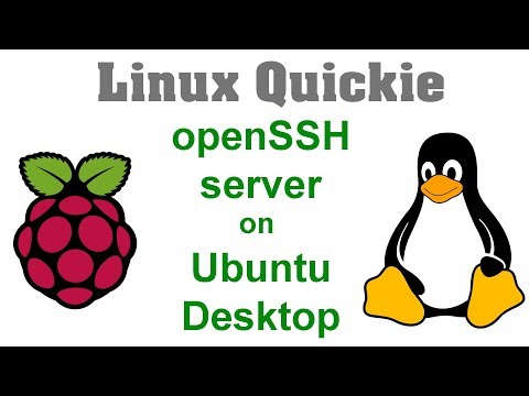Linux Quickie: Install OpenSSH server on Ubuntu desktop