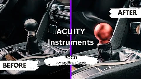 ACUITY POCO low profile shift knob // 10th gen Civic Si // ACUITY instruments // Car Vlogs