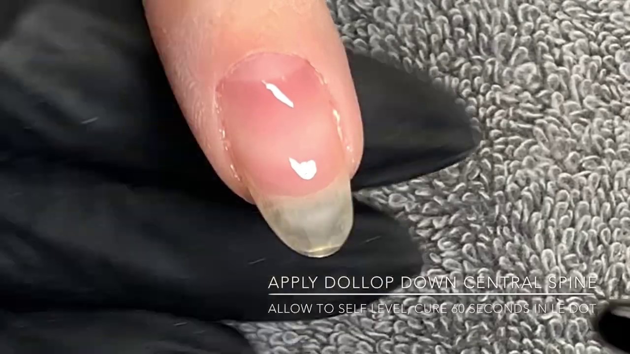 Light elegance Jimmy gel Natural nail overlay and sculpted enhancement