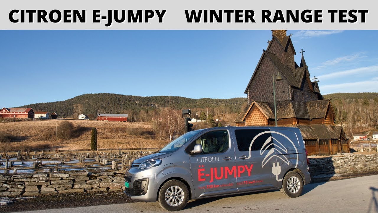 Citroen E-Jumpy Winter Range Test - Can it make 250km On One Charge? -  YouTube