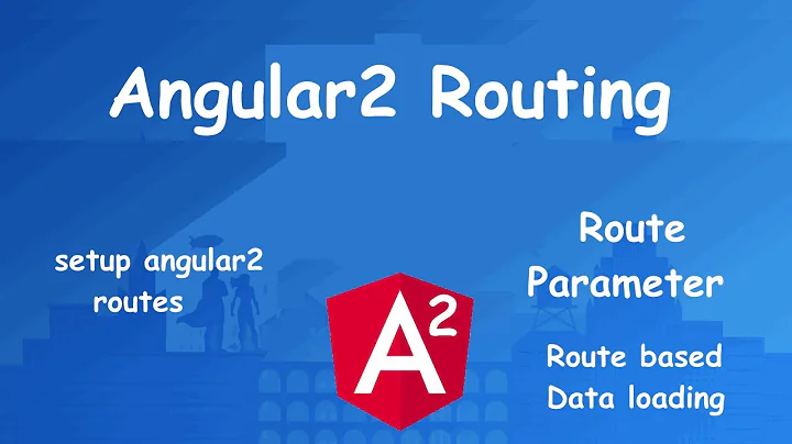 angular2 for beginners: Routing, Route parameter
