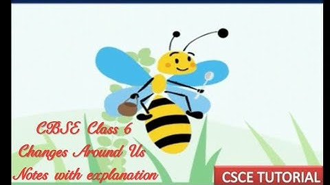 Changes around us || Class 6 Changes around us notes || changes around us class 6 science || Class 6