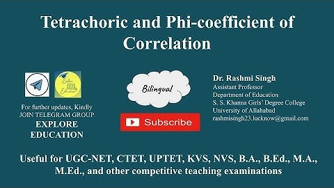 Tetrachoric and Phi-coefficient of Corrrelation