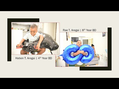 Birthday Raee ראי 8th Haben הבן 4th ጽምብል ዕለተ ልደት ራእይ 8ይ ምስ ሓበን 4ይ