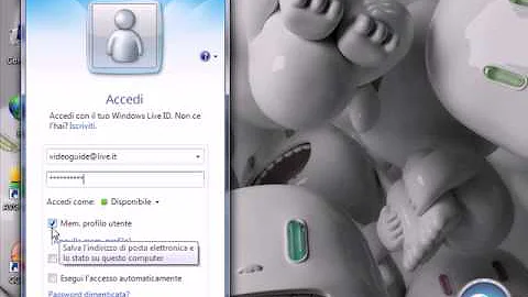 Come faccio ad entrare nella mia posta live?