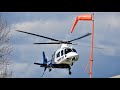 Agusta A109E Taking Off From Heliport at Henry Mayo Hospital - Mercy Air Helicopter  N658AM