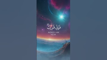 و إدا سألك عبادي عني فإني قريب . شايع التميمي من سورة البقرة  بدون حقوق . #القرآن_الكريم