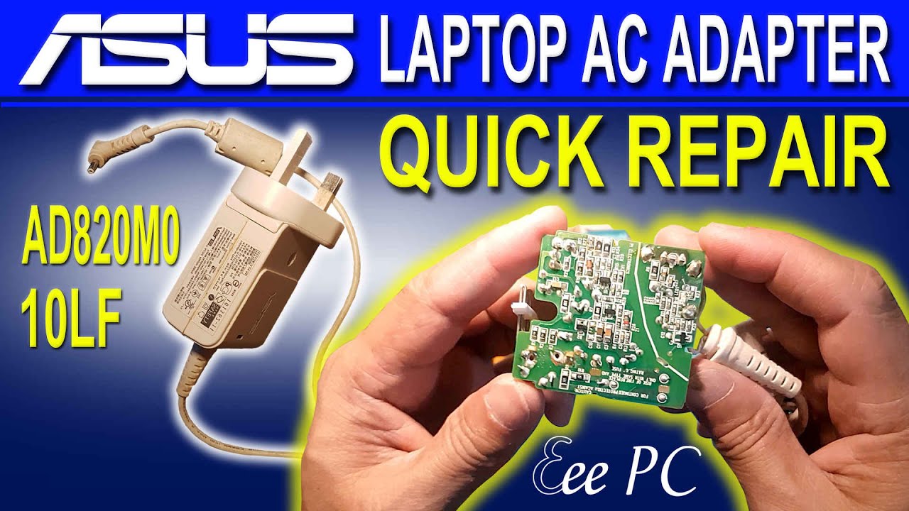 ASUS LAPTOP AC Adapter Quick Repair   How to repair ASUS LAPTOP Charger   Laptop Charger Repair