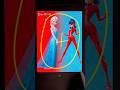 Elsa Frozen transformed into Ladybug Miraculous #transformation #glowup #frozen #miraculous #aiart