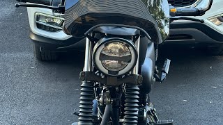 VENOM GHOST CHOPPER 250, HANDLEBAR MIRROR INSTALL