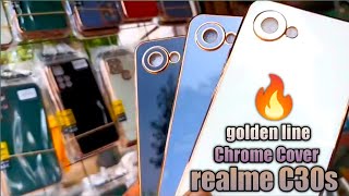 Realme C30s New Golden Chrome back Cover | Realme C30S Premium silicon soft Chrome Back Cover 🔥 screenshot 5