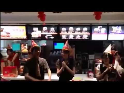 ♕126 新莊三 └祝麥當勞30週年_生日快樂┐ ♩♪♫♬♩ ♪♪ ♫♫ ♬